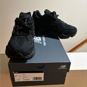 New Balance Kids All-Black Sneakers